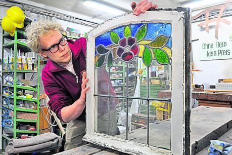 Restauration bei Buntfenster 
