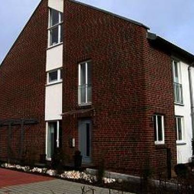 Fenster in weiß bei Neubau 
